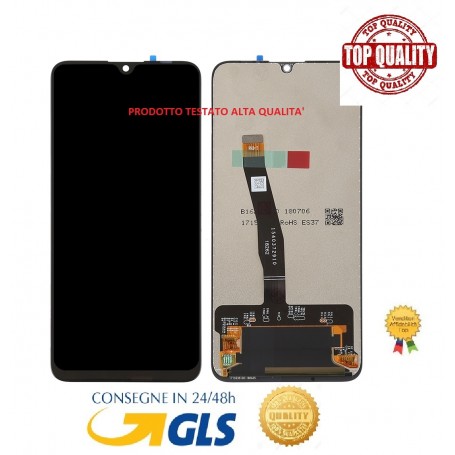 DISPLAY LCD TOUCH SCREEN PER HUAWEI P SMART 2019 NERO NO FRAME POT-LX1/LX2/AL00