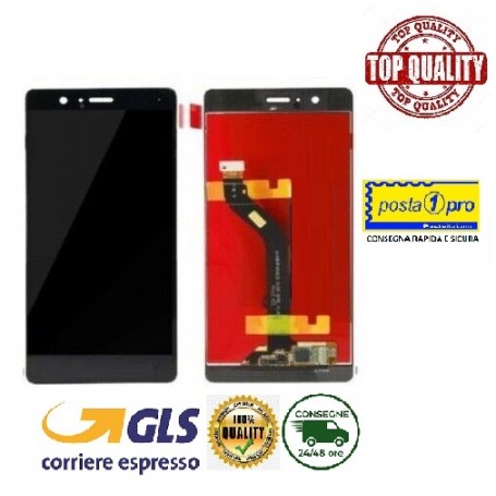 DISPLAY LCD TOUCH SCREEN PER HUAWEI P9 LITE NERO VNS-L31 L23 L21 SENZA FRAME