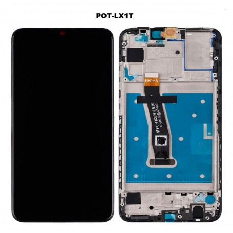 DISPLAY LCD+ TOUCH SCREEN HUAWEI P SMART PLUS 2019 NERO POT-LX1T + FRAME