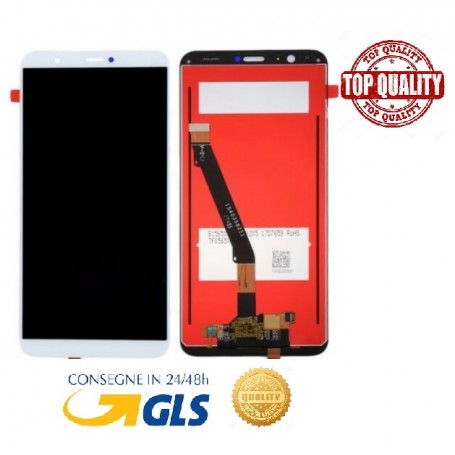 DISPLAY LCD+ TOUCH SCREEN PER HUAWEI P SMART BIANCO FIG-LX1 LX2 LX3 ENJOY 7S