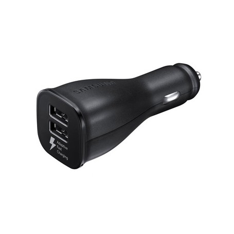 EB-LN920 CARICABATTERIA PER AUTO 2 PORTE USB FAST CHARGER BLACK BULK