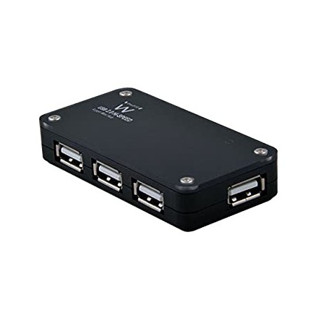 EWENT HUB USB 2.0 A 4 PORTE NERO