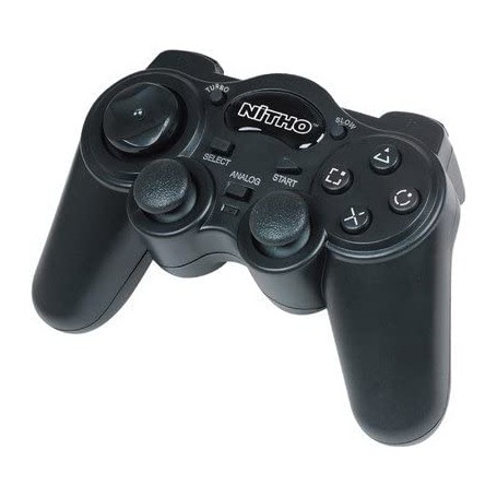 JOYPAD NITHO WIRELESS PER PS3 E PC COLORE NERO