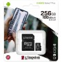 KINGSTON MEMORIA MICRO SD 256GB CLASSE 100 R A1  100MB/s R. CON ADATTATORE SD