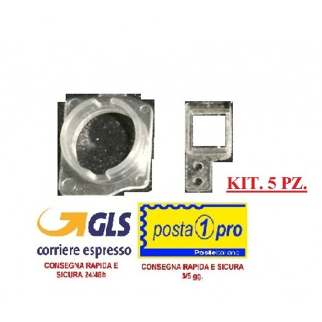 KIT. 5 PZ. IPHONE 7/7 PLUS STAFFA DI RICAMBIO IN PLASTICA DEL SENSORE DI PROSSIMITA'/FOTOCAMERA - Iphone 7 / 7 PLUS Front Camer