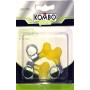 KOMBO SET 3PZ FASCETTE STRINGITUBO IN ACCIAIO CON  FARFALLA IN PLASTICA 1/2" 6-12 MM