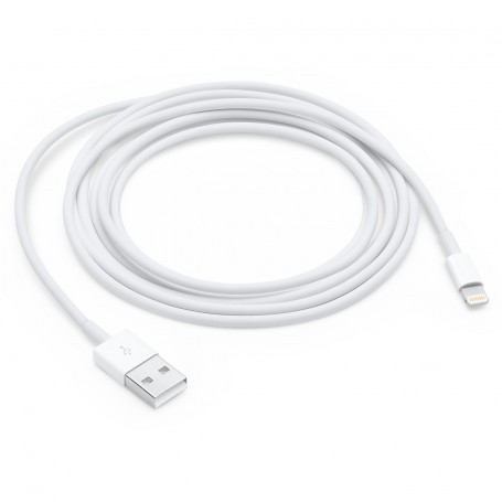 MD819 CAVO LIGHTNING TO USB CABLE 2MT WHITE BULK