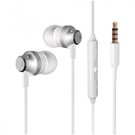 NOKIA AURICOLARE STEREO ERGONOMICO CON CONTROLLO VOLUME JACK 3,5MM BIANCO BLISTER