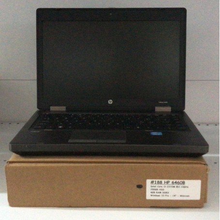 NOTEBOOK RICONDIZIONATO HP 6460B 14" I3 2310M 2,10GHZ 240GB SSD 4GB RAM DDR3 WEBCAM WINDOWS 10