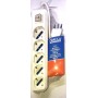 OMEGA MULTIPRESA 5 PRESE UNIVERSALI SHUKO/BIPRESA 10/16A SPINA 16A CAVO 1,5MT BIANCO