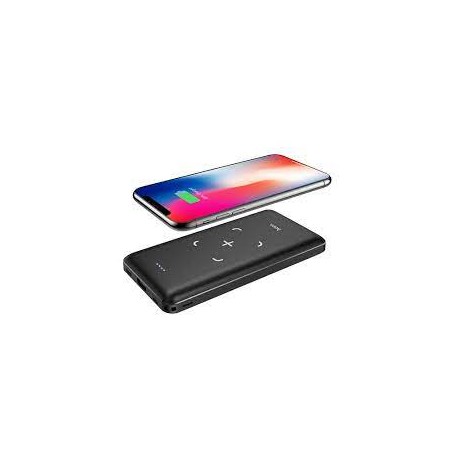 POWERBANK HOCO 10000MAH CON RICARICA WIRELESS  NERO