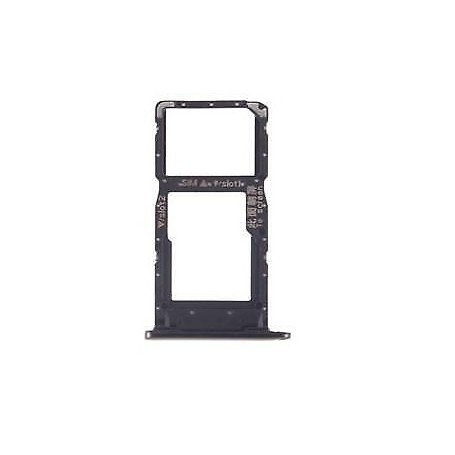 SLOT CARRELLO PORTA SCHEDA SIM MICRO SD HUAWEI P SMART PLUS 2019 POT-LX1T NERO