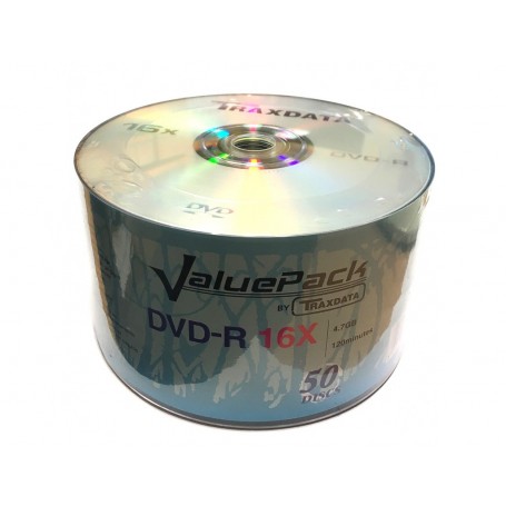 TRAXDATA DVD-R 16X SPINDLE DA 50 PZ.