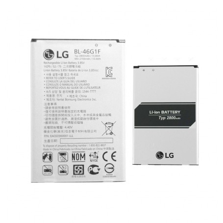 BATTERIA ORIGINALE LG BL-46G1F LG K10 2017 M250 M250N 2800 mAh