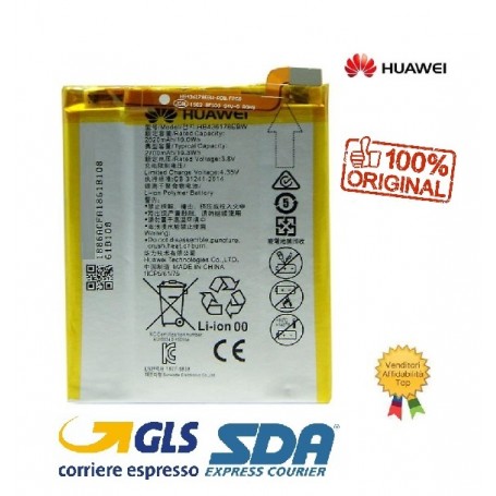 BATTERIA DI RICAMBIO ORIGINALE HUAWEI MATE S  MOD.HB436178EBW 2700MAH VERSIONE BULK