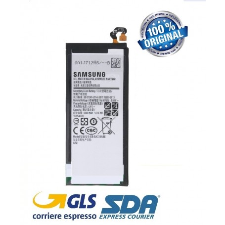 BATTERIA ORIGINALE  SAMSUNG A7 2017/ J7 2017 J730 MOD.EB-BA720ABE 3600MAH BULK