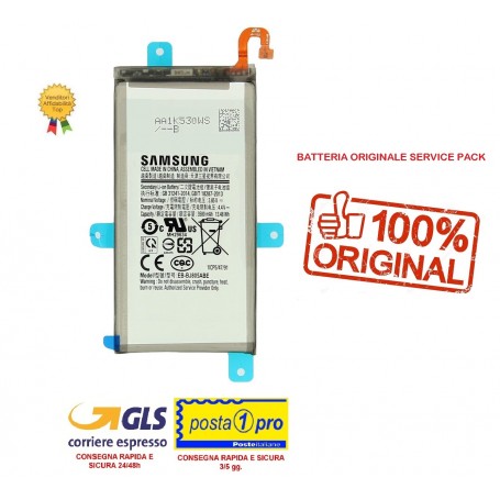 BATTERIA ORIGINALE SAMSUNG A605 A6 PLUS MOD.EB-BJ805ABE 3500MAH SERVICE PACK