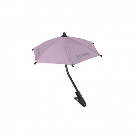 Celly Umbrella for Smartphone Ombrello flessibile colore rosa