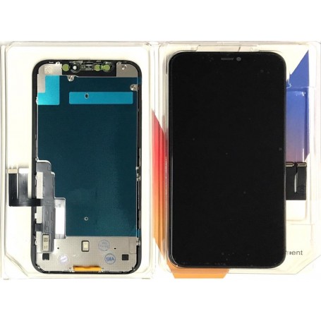 DISPLAY LCD INCELL ITRUCOLOR PER IPHONE 11 NERO 6.1" FRAME SERIE V IC SWAPPABLE