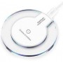 FANTASY WIRELESS CHARGER CARICABATTERIA AD INDUZIONE FAST CHARGER COLORE BIANCO