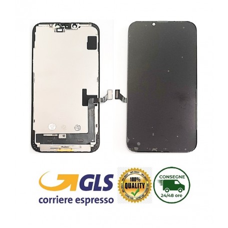 DISPLAY LCD (ITRUCOLOR INCELL SERIE CORE) APPLE IPHONE 14 PLUS NERO 6.1" + FRAME PARI ORIGINALE