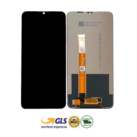 DISPLAY LCD PER OPPO REALME C21Y RMX3261 RMX3263 SENZA FRAME