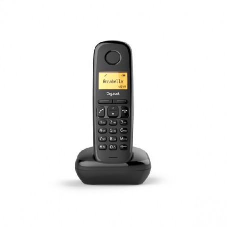 GIGASET A170 CORDLESS SVEGLIA 200H STANDBY 18H IN CONVERSAZIONE 80 CONTATTI BLACK