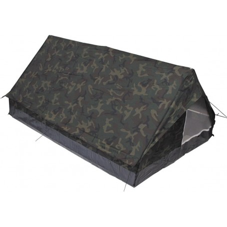 MFH Tenda da campeggio per 2 Persone  con Zanzariera 213 x137 x 97 cm Colore Mimetico