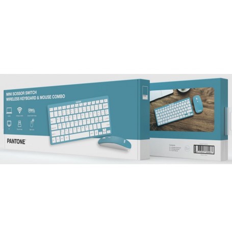 TASTIERA E MOUSE WIRELESS - PANTONE - BUNDLE KEYBOARD + MOUSE