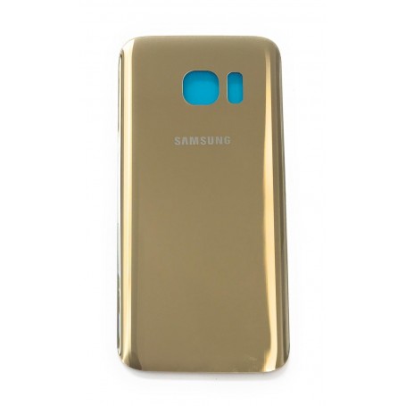 BACK COVER VETRO POSTERIORE COPRIBATTERIA SAMSUNG  S7 SM-G930F GOLD + BIADESIVO