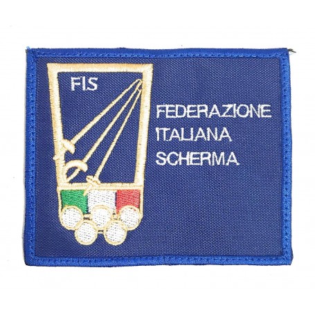 PATCH TOPPA FIS FEDERAZIONE ITALIANA SCHERMA