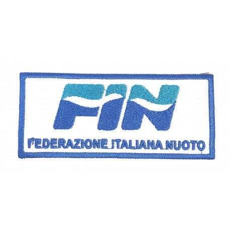 PATCH TOPPA CON VELCRO FIN FEDERAZIONE ITALIANA NUOTO