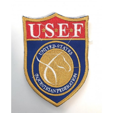 PATCH TOPPA CON VELCRO USEF - UNITED STATES EQUESTRIAN FEDERATION