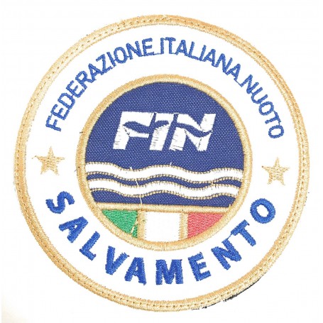 PATCH TOPPA FIN FEDERAZIONE ITALIANA NUOTO SALVAMENTO