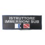 PATCH TOPPA ISTRUTTORE IMMERSIONI SUB BLACK