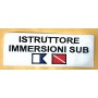 PATCH TOPPA ISTRUTTORE IMMERSIONI SUB WHITE