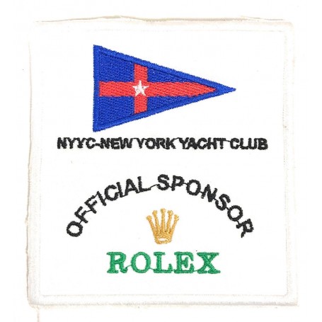 PATCH TOPPA ROLEX NYYC - NEW YORK YACHT CLUB - OFFICIAL SPONSOR