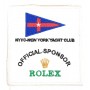 PATCH TOPPA ROLEX NYYC - NEW YORK YACHT CLUB - OFFICIAL SPONSOR