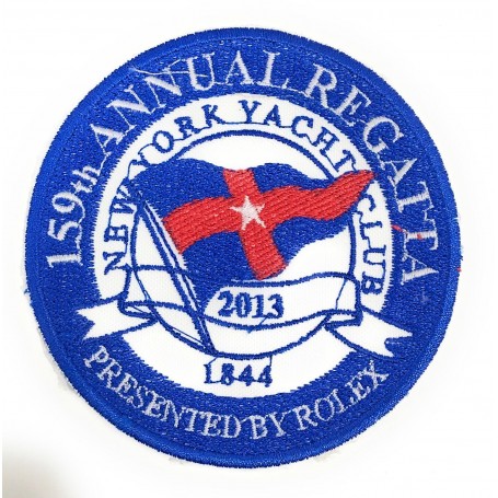 PATCH TOPPA NEW YORK YACHT CLUB-2013-159TH ANNUAL REGATA PRESENTED BY ROLEX