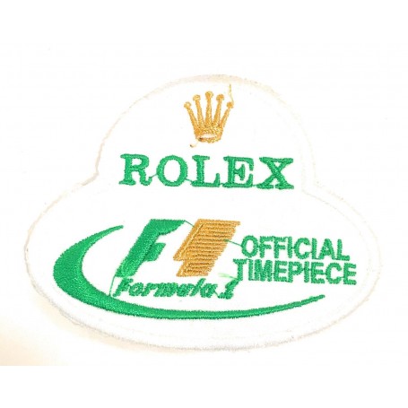 PATCH TOPPA ROLEX FORMULA 1 OFFICIAL TIMEPIECE