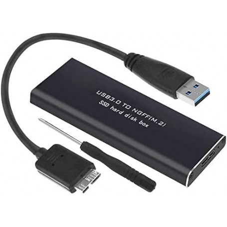 BOX ESTERNO PER HARD DISK SSD M.2 CON USB 3.0