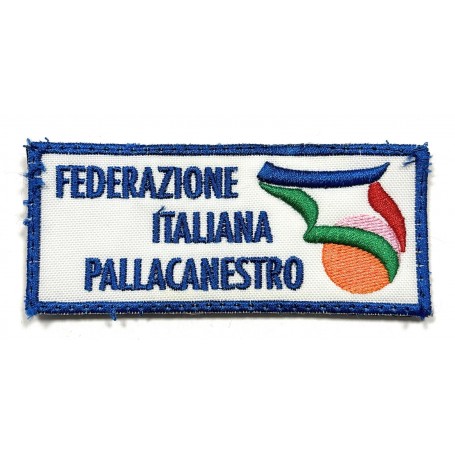 PATCH TOPPA CON VELCRO FIP FEDERAZIONE ITALIANA PALLACANESTRO