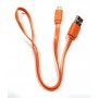 CAVO DATI/RICARICA USB /  MICRO- USB 50CM COLORE ARANCIO