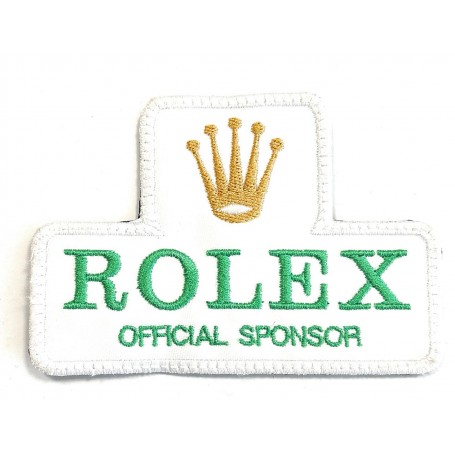 PATCH TOPPA CON VELCRO ROLEX OFFICIAL SPONSOR