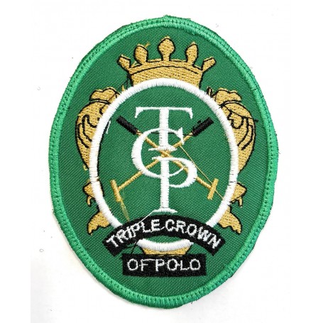 PATCH TOPPA CON VELCRO TCP- TRIPLE CROWN OF POLO