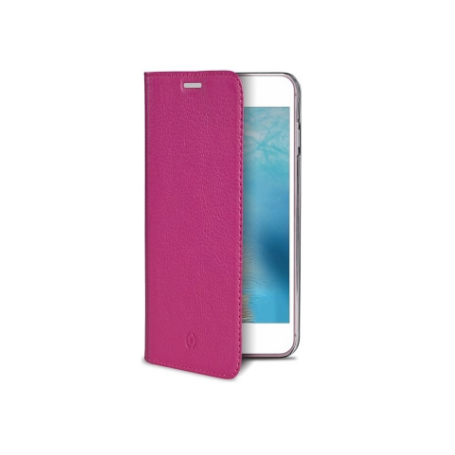 CUSTODIA A LIBRO VERA PELLE IPHONE 7/8 PLUS PINK