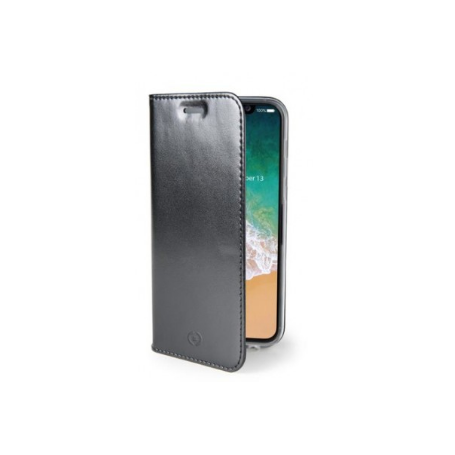 CELLY AIR CUSTODIA A LIBRO PER IPHONE X COLORE NERO