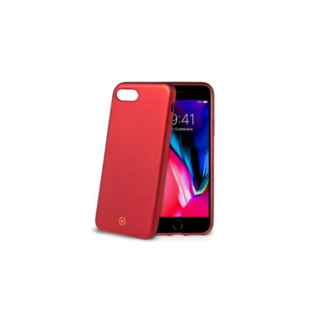 CELLY SOFT MATT COVER PER IPHONE 8/7 COLORE ROSSO