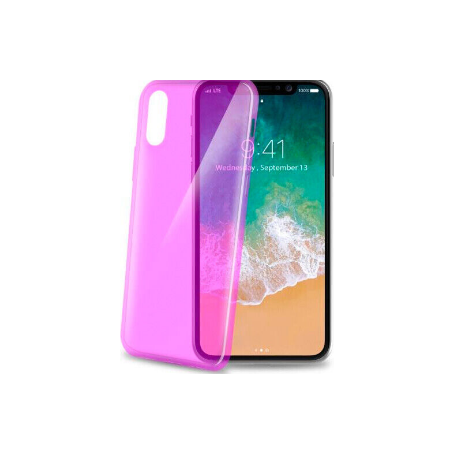 CELLY THIN CUSTODIA PER IPHONE 8 COLORE ROSA