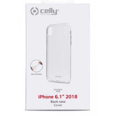 CELLY GELSKIN CUSTODIA PER IPHONE XR TRASPARENTE